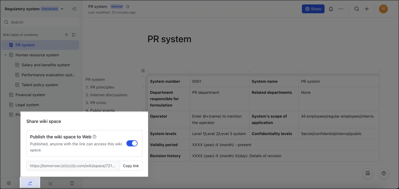 Get started with Wiki