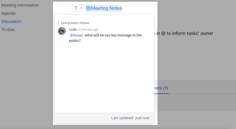 Share comments from Feishu Docs