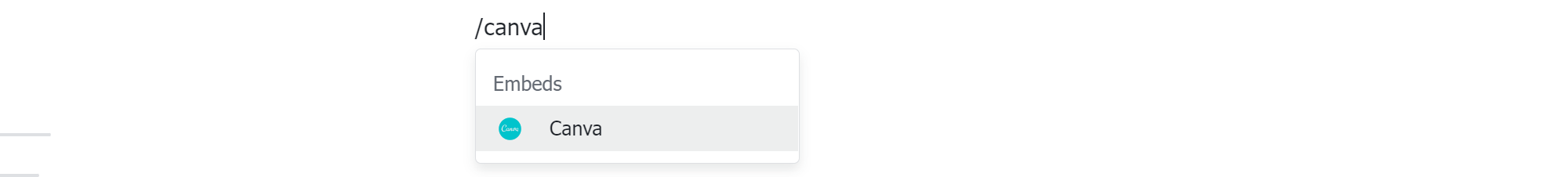 Embed Canva in Docs