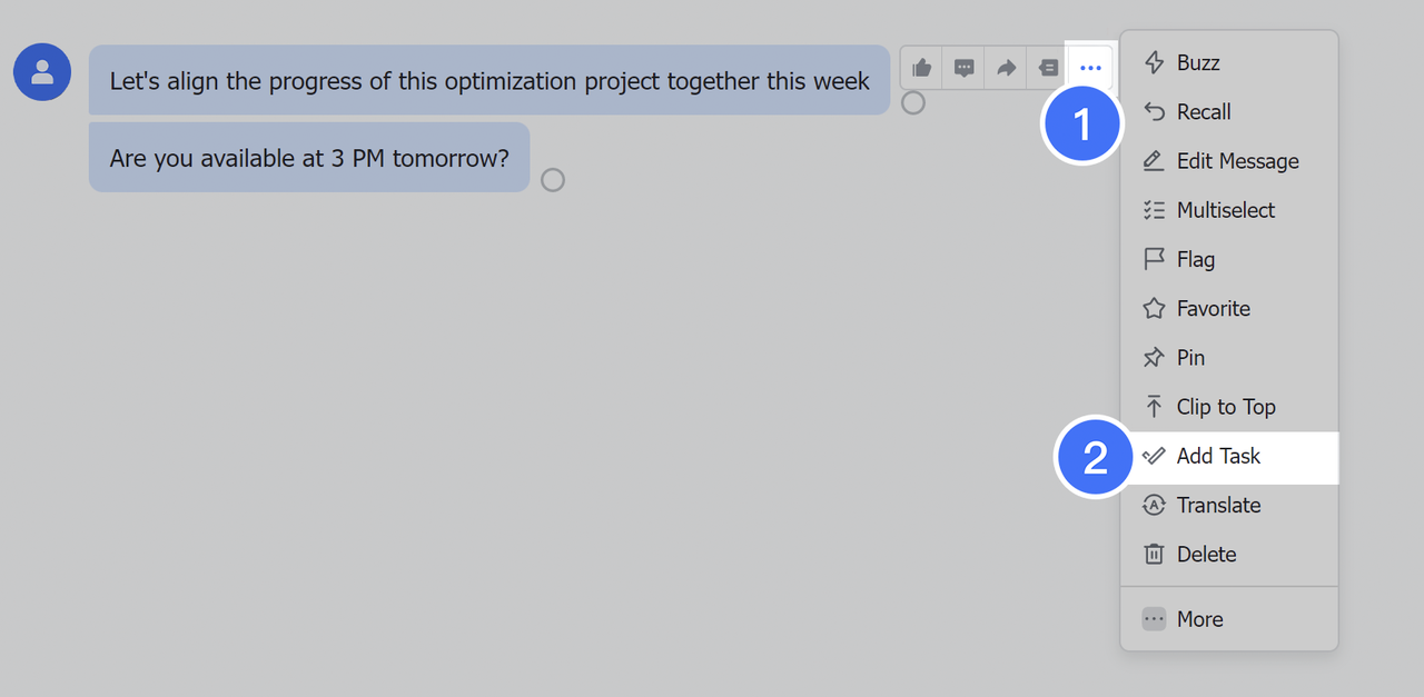 Create tasks
