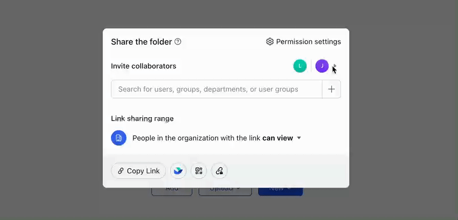 Share folders