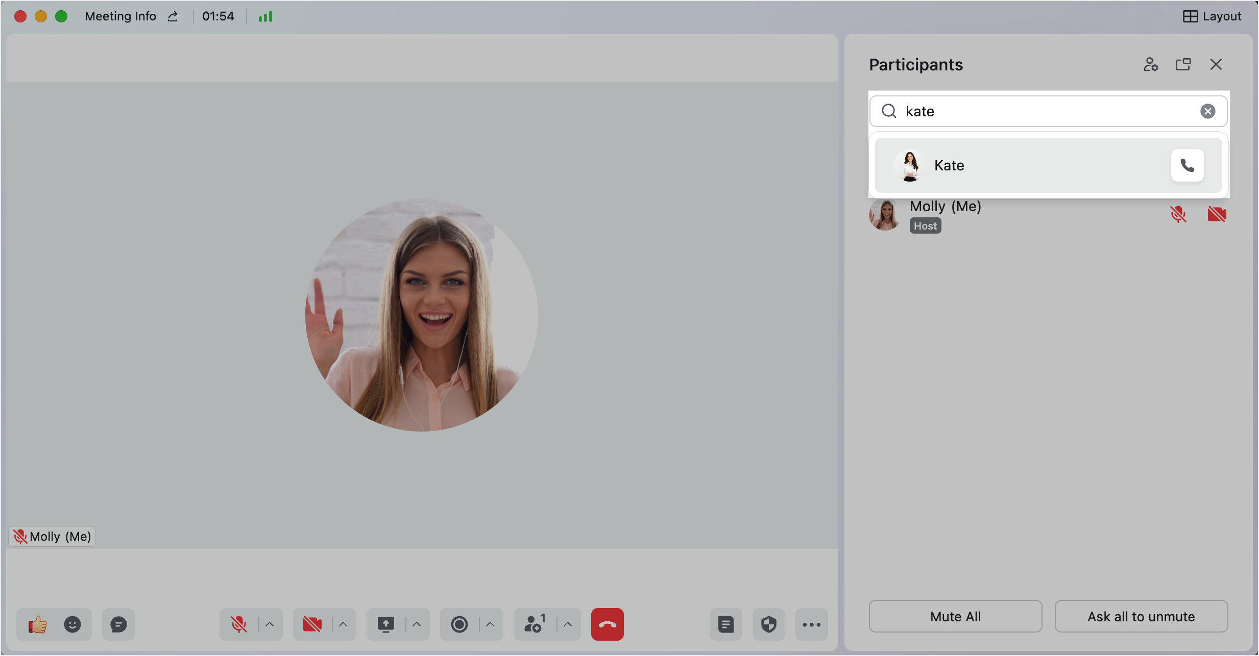 Invite people to join during a meeting