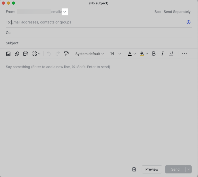 Use an email alias