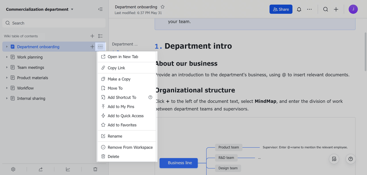 Get started with Wiki