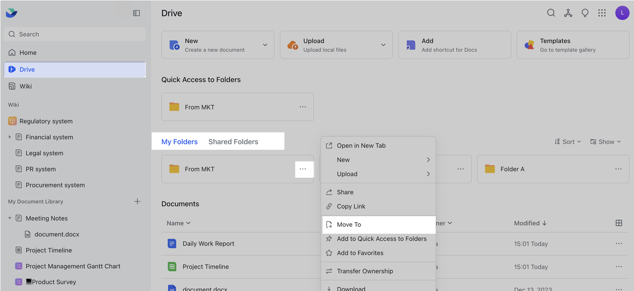 Get started with the new Feishu Docs homepage