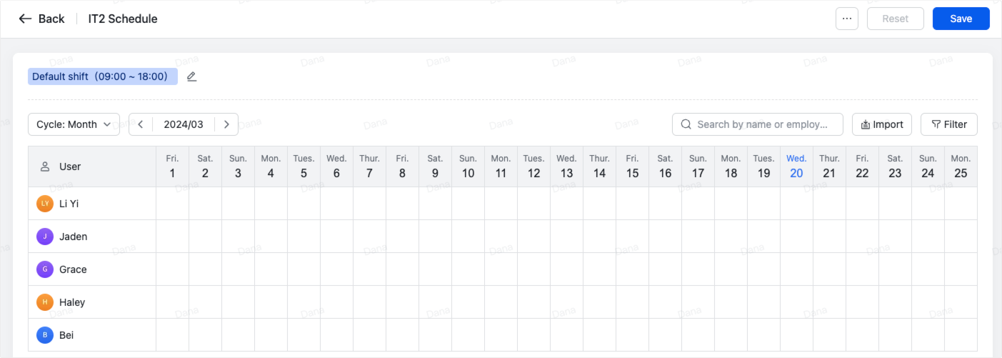 Admin | Set up attendance group