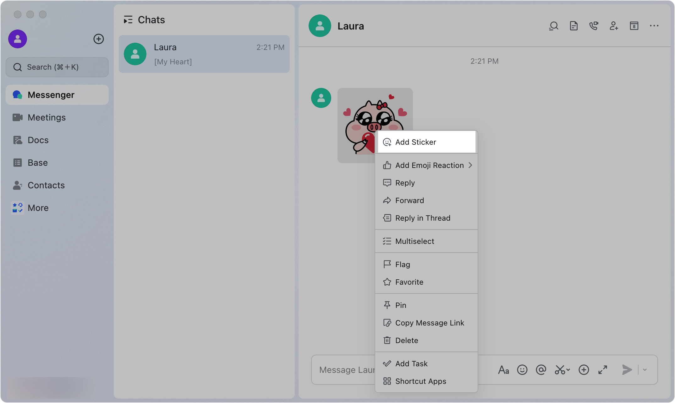 Add custom stickers