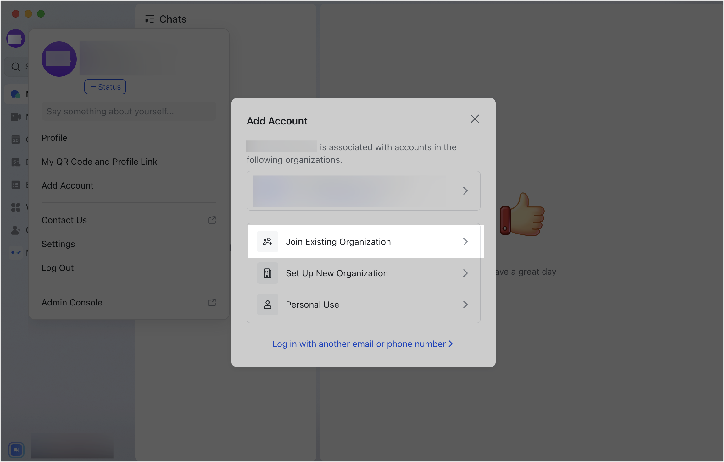 Add an account