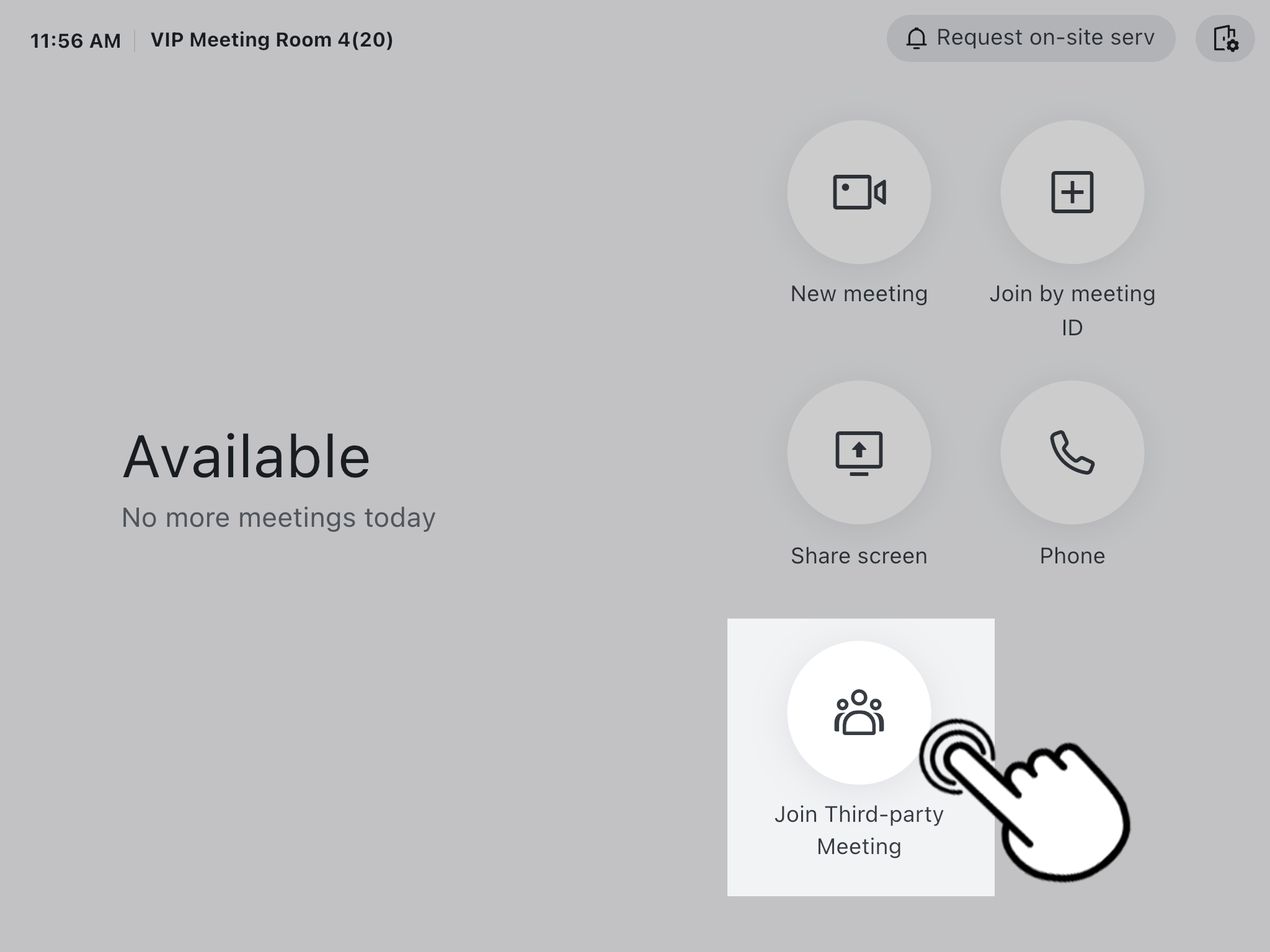 Admin | Set up Meeting Room cascades